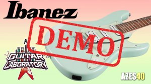 Электрогитара IBANEZ AZES40 - демонстрация звучания