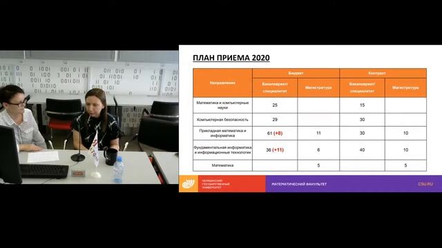 Математический факультет 07.08.2020 - Встреча с деканом