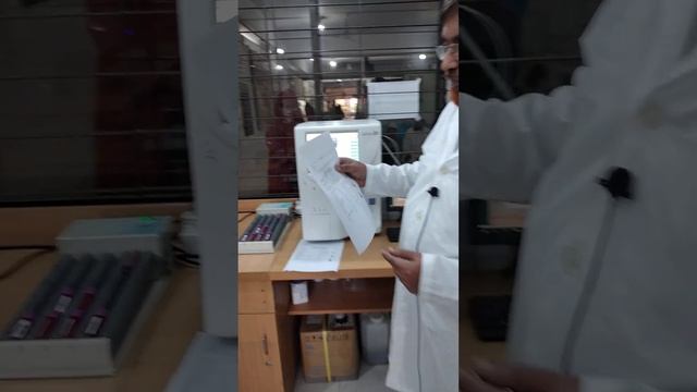 Blood Cells Counting Machine.  #pathologylab #cbc #cellcounter