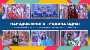 НАРОДОВ МНОГО - РОДИНА ОДНА!