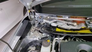 ТOYOTA  WISH ZGE20W Шумка моторного отсека, жабо, панель.