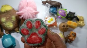 Асмр Сквиши 🥰 распаковка и жмяканье сквишей и Таба СКВИШИ ЛАПКИ и антистрессов💖♥️💖