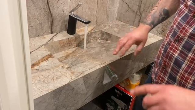 Раковина из керамогранита на заказ