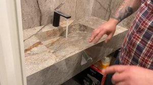 Раковина из керамогранита на заказ