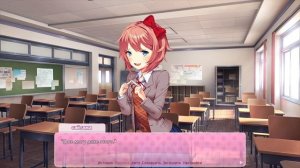 Сайтама попал в литературный клуб (Doki Doki Literature Club-тук тук литературный клуб #1)