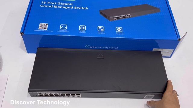 ĐẬP HỘP SWITCH 16 CỔNG 10/100/1000 BASE-T RUIJIE REYEE RG-ES216GC #ruijie #switch #reyee