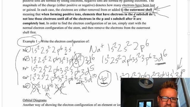 Unit 1 Lesson 7 - Electron configuration of ions
