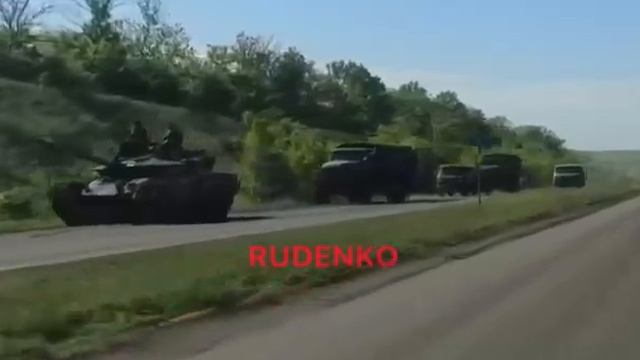 Замечена колона техники РФ в Донецкой области смотреть онлайн