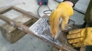 Сварочные шви аккумуляторного сварочного аппарата