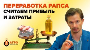 Сколько можно заработать на переработке рапса, считаем прибыль и затраты.