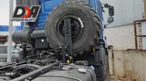 Как закрепить запасное колесо на Камазе!?