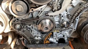 Замена цепи ГРМ на Kia Sorento 2.5 d4cb