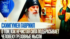 СХИИГУМЕН ГАВРИИЛ О ТОМ, КАК НЕЧИСТАЯ СИЛА ПОДБРАСЫВАЕТ ЧЕЛОВЕКУ ГРЕХОВНЫЕ МЫСЛИ