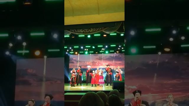 Творческая династия Фалько (г. Анапа) - "Мой дед - казак" (отрывок 2), Гортеатр г. Анапы, 08.07.2024