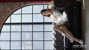 Kim Gaon, White Flare Skirt, 김가온, Tell Me Now