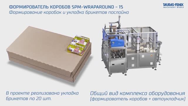 Формирование коробок и укладка брикетов послойно / SPM-WRAPAROUND - 15