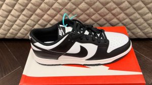 Nike Dunk low панда (черно-белые) обзор