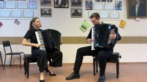 Мартьянов «Молдавские Наигрыши» Дуэт Шпорта Иван, Анастасия Куранакова