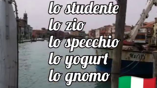 Italiano-24. Определённые артикли (м.р.)