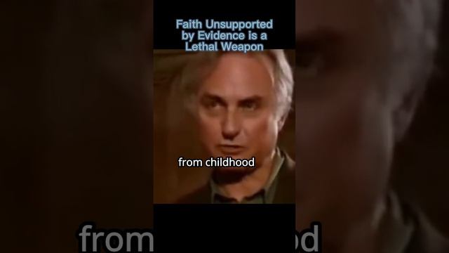 Faith unsupported by evidence is a lethal weapon! || Richard Dawkins #atheism #theology смотреть онлайн
