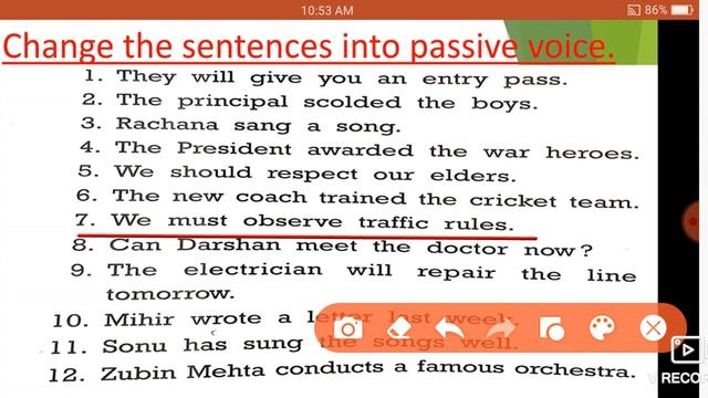 SUBJECT :- ENGLISH GRAMMAR TOPIC :- ACTIVE AND PASSIVE VOICE EXERCISE (PART 7) смотреть онлайн