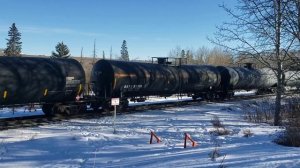 CP rail manifest train Calgary 2023