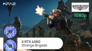 KFA2 X GeForce RTX 4060 Black | Strange Brigade | 1080p (Full HD) разрешение