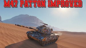 M47 Patton Improved - Попытка в фарм в страшно-лютом рандоме #миртанков #wot #worldoftanks #танки