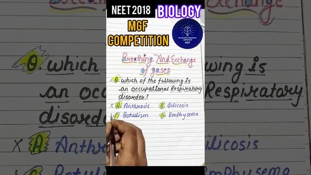 PYQ of neet biology breathing and exchange of gasesviral biology physicswallah neet study