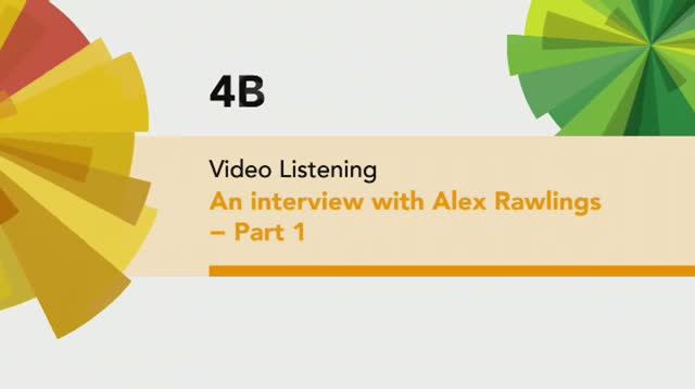 English File Intermediate Alex Rawlings Interview part 1 V8 V2