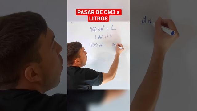 Cómo pasar de cm3 a Litros ✅ Cambiar unidades de volumen #matemáticas #fisica #volumen