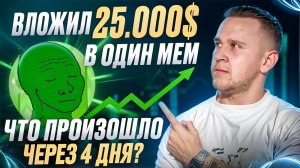 Вложил 25.000$ в один мем. Что из этого вышло?