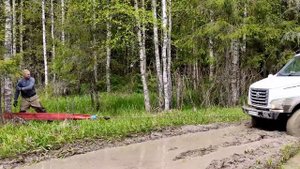 Рейд 4 на 4, грузовики vs джипы,пустили волну!!!