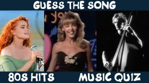 Угадай зарубежные хиты 80х