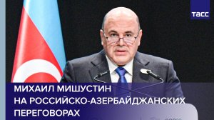 Михаил Мишустин на российско-азербайджанских переговорах