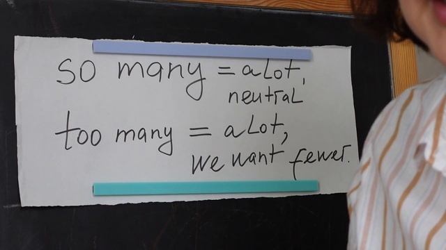 English. Разница между so many и too many