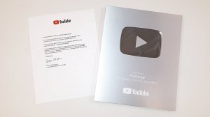 Silver YouTube Creator Awards for ProGarage by RiDER