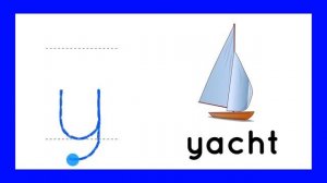 Letter Y | Write lowercase letter Y | Phonics alphabet writing lesson