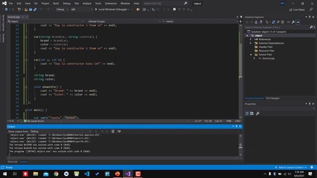 [C++] Bài 4: Constructor & Destructor trong C++
