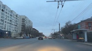 Автопрогулка Оренбург| 16.12.2023 едем по городу,а в городе нет снега | Зима