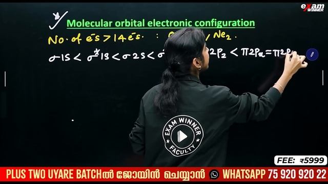 Plus One Chemistry public Exam Exam | Molecular Orbital Theory | Important Topic | Exam Winner