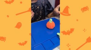Тыкву лепим из пластилина 🎃