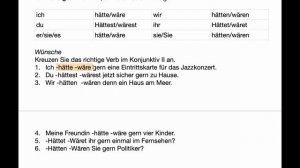 Deutsch B1 I Konjunktiv II I sein und haben в Konjunktiv 2 I Конюктив 2 в немецком языке