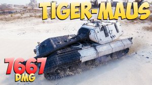 Tiger-Maus - 3 Фрагов 7.6K Урона - Мутант! - Мир Танков