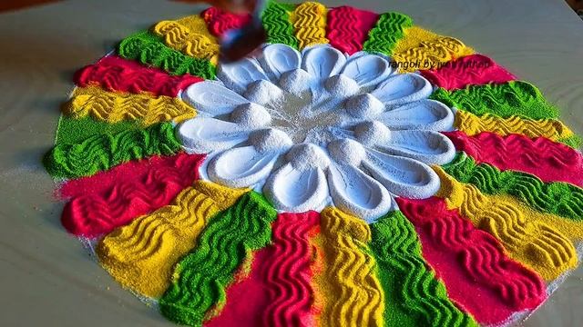 #1458 New special rangoli for sankranthi muggulu | satisfying relaxing sand videos