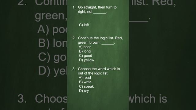 S Easy Vocabulary Test 18