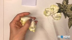 Цветы из лент