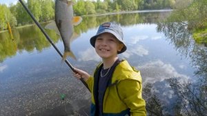 Приключение на велосипедах! Рыбалка и исследование лесного пруда с моим сыном