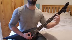 ESP LTD ARROW BLACK METAL PLAYTHOUGH