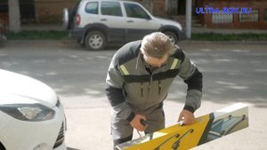 Установка рейлингов на Ford Focus III hatchback. Рейлинги, багажник и бокс белый Broomer - Огонь!